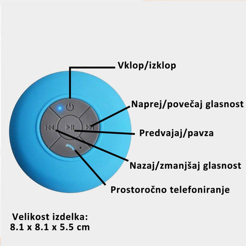 Image of Vodoodporen Bluetooth Zvočnik